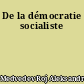 De la démocratie socialiste