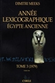 Année lexicographique : Égypte ancienne : Tome 3 : 1979