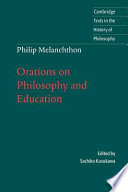 Orations on philosophy and education