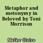 Metaphor and metonymy in Beloved by Toni Morrison
