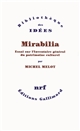 Mirabilia : essai sur l'inventaire général du patrimoine culturel