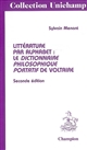 Littérature par alphabet : "Le dictionnaire philosophique portatif" de Voltaire