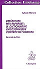 Littérature par alphabet : le "Dictionnaire philosophique portatif" de Voltaire