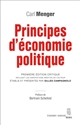 Principes d'économie politique : première édition critique