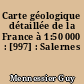 Carte géologique détaillée de la France à 1:50 000 : [997] : Salernes