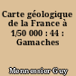 Carte géologique de la France à 1/50 000 : 44 : Gamaches