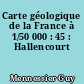 Carte géologique de la France à 1/50 000 : 45 : Hallencourt
