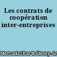 Les contrats de coopération inter-entreprises