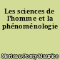 Les sciences de l'homme et la phénoménologie