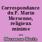 Correspondance du P. Marin Mersenne, religieux minime : IV : 1634