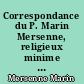 Correspondance du P. Marin Mersenne, religieux minime : VIII : Août 1638-Décembre 1639