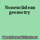 Noneuclidean geometry