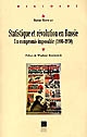 Statistique et révolution en Russie : un compromis impossible, 1880-1930
