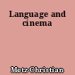 Language and cinema