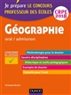 Géographie : oral / admission : Professeur des écoles : Concours 2018