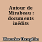Autour de Mirabeau : documents inédits