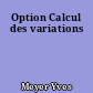 Option Calcul des variations
