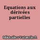 Equations aux dérivées partielles