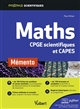 Maths : CPGE scientifiques et CAPES : mémento
