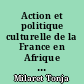 Action et politique culturelle de la France en Afrique du Sud de 1930 à 1945