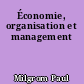 Économie, organisation et management