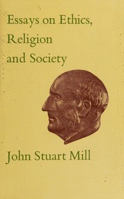 Essays on ethics, religion and society