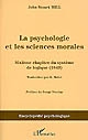 La psychologie et les sciences morales : sixième chapitre du système de logique : 1843