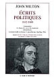 Écrits politiques : 1642-1660