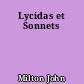 Lycidas et Sonnets