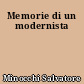 Memorie di un modernista