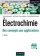Électrochimie : des concepts aux applications
