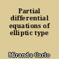 Partial differential equations of elliptic type