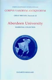 Corpus vasorum antiquorum : Great Britain : 22 : Aberdeen University, Marischal Museum collection
