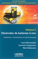 Electrodes de batteries Li-ion : matériaux, mécanismes et performances