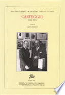 Carteggio : 1938-1974