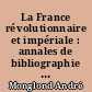 La France révolutionnaire et impériale : annales de bibliographie méthodique et description des livres illustrés : 3 : années 1794-1796