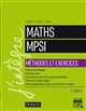 Maths MPSI : méthodes et exercices