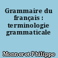 Grammaire du français : terminologie grammaticale