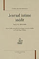 Journal intime inédit : Tome VI : 1854-1858