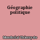 Géographie politique