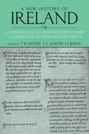 Anew history of Ireland : volume VIII, partie I
