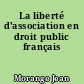 La liberté d'association en droit public français