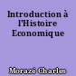 Introduction à l'Histoire Economique