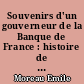 Souvenirs d'un gouverneur de la Banque de France : histoire de la stabilisation du franc, 1926-1928