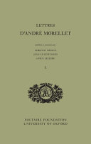 Lettres d'André Morellet