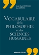 Nouveau vocabulaire de la philosophie et des sciences humaines
