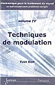Électronique pour le traitement du signal : Volume 4 : Techniques de modulation