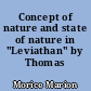Concept of nature and state of nature in "Leviathan" by Thomas Hobbes