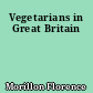 Vegetarians in Great Britain