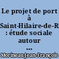 Le projet de port à Saint-Hilaire-de-Riez : étude sociale autour d'un projet qui n'aboutit pas